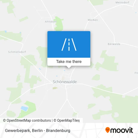 Gewerbepark map