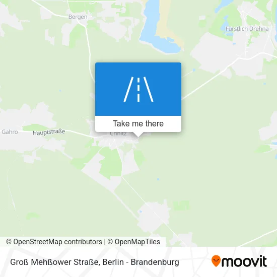 Карта Groß Mehßower Straße