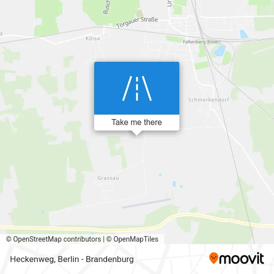 Heckenweg map