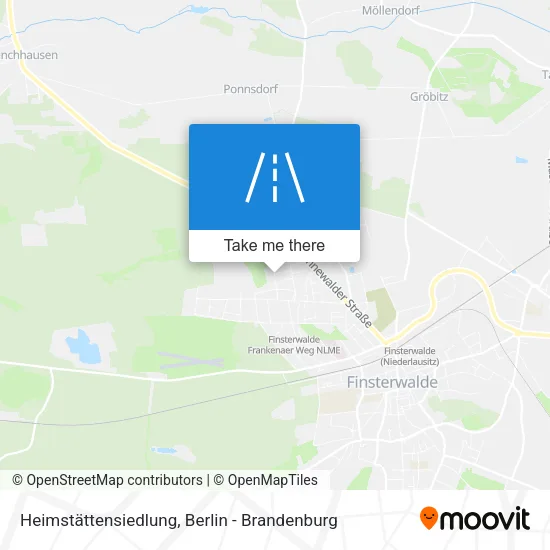 Карта Heimstättensiedlung
