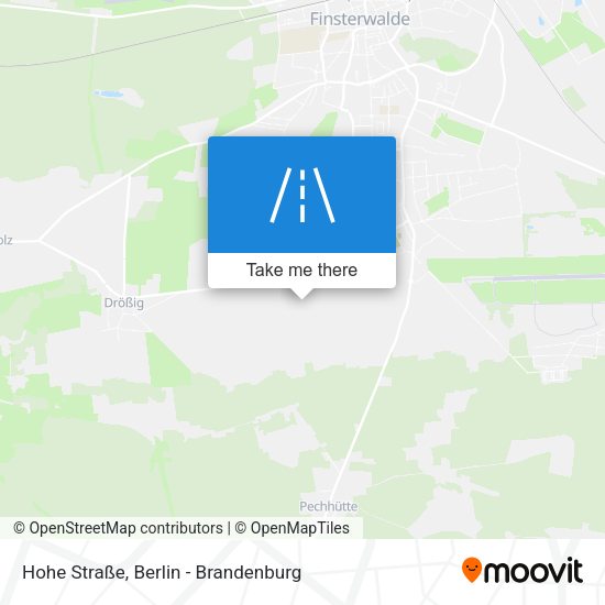 Hohe Straße map