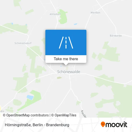 Карта Hörningstraße