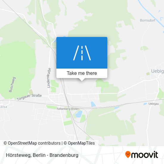 Hörsteweg map