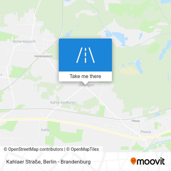 Kahlaer Straße map