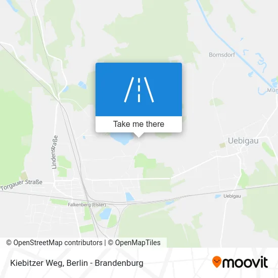 Kiebitzer Weg map