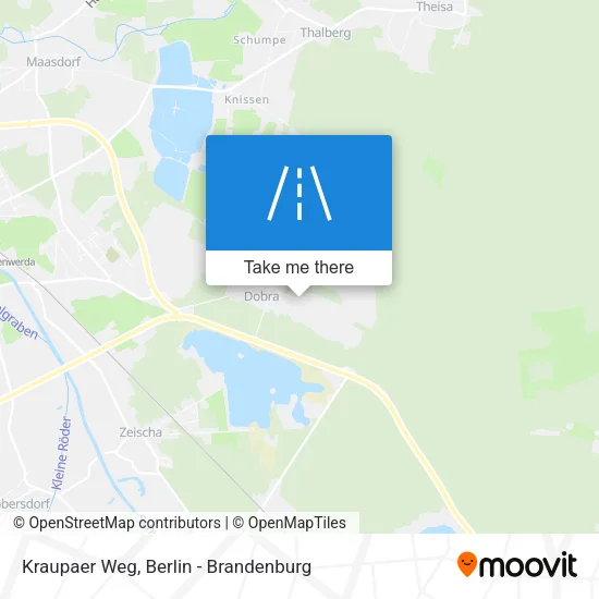Карта Kraupaer Weg