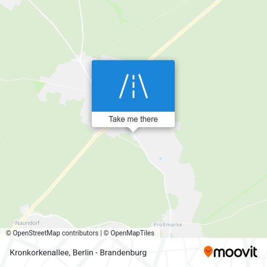 Kronkorkenallee map