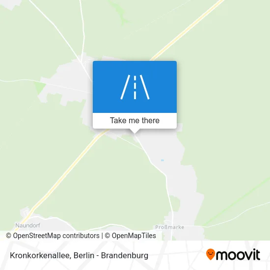 Карта Kronkorkenallee
