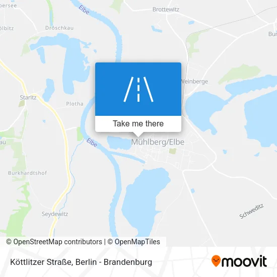 Карта Köttlitzer Straße