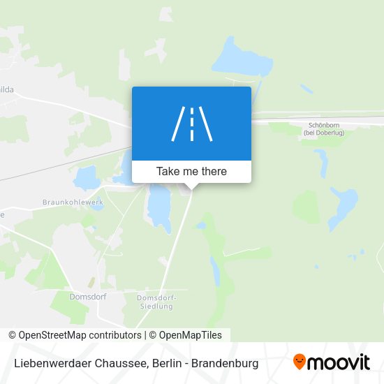 Liebenwerdaer Chaussee map
