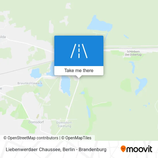 Карта Liebenwerdaer Chaussee