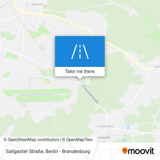 Sallgaster Straße map