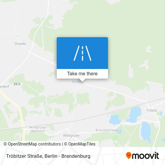 Tröbitzer Straße map