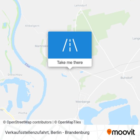 Verkaufsstellenzufahrt map