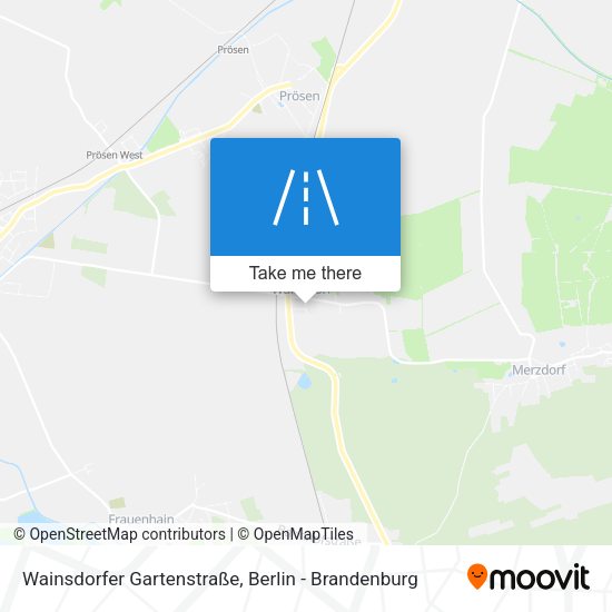 Wainsdorfer Gartenstraße map