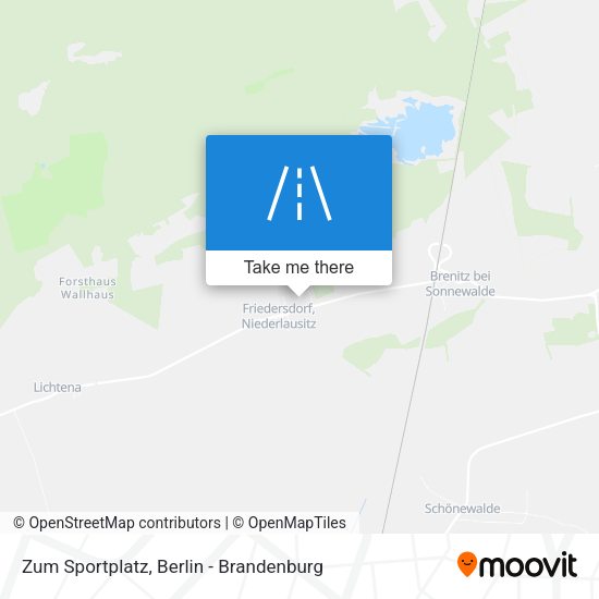 Zum Sportplatz map