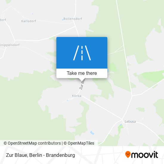 Zur Blaue map