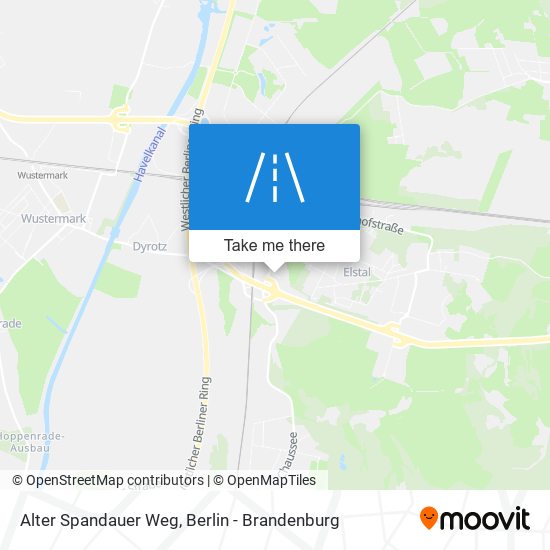 Карта Alter Spandauer Weg