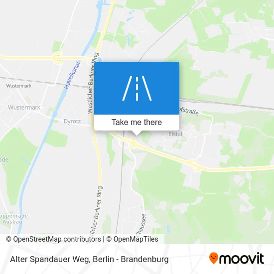 Alter Spandauer Weg map