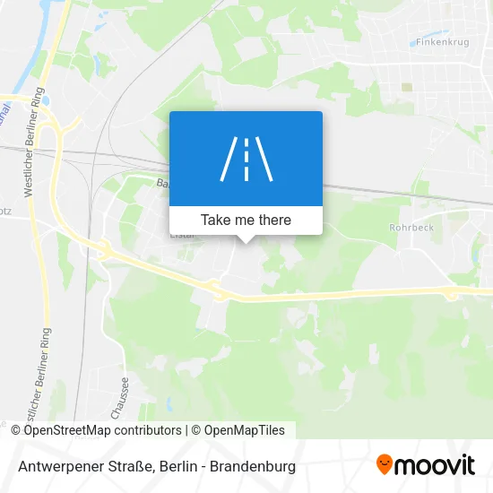 Карта Antwerpener Straße