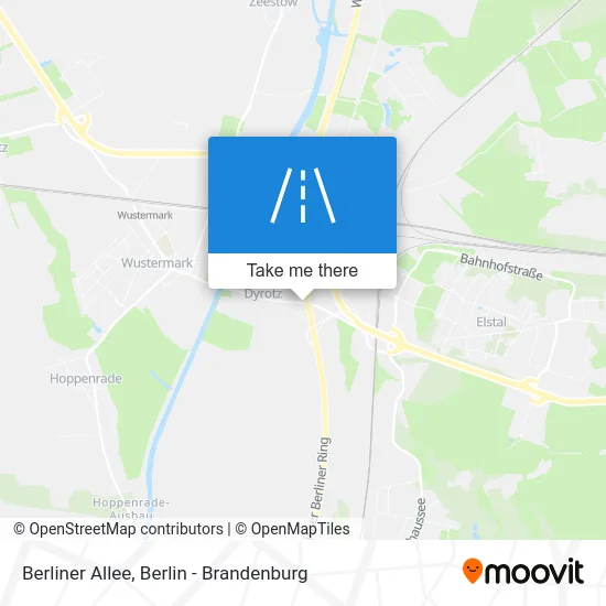 Berliner Allee map