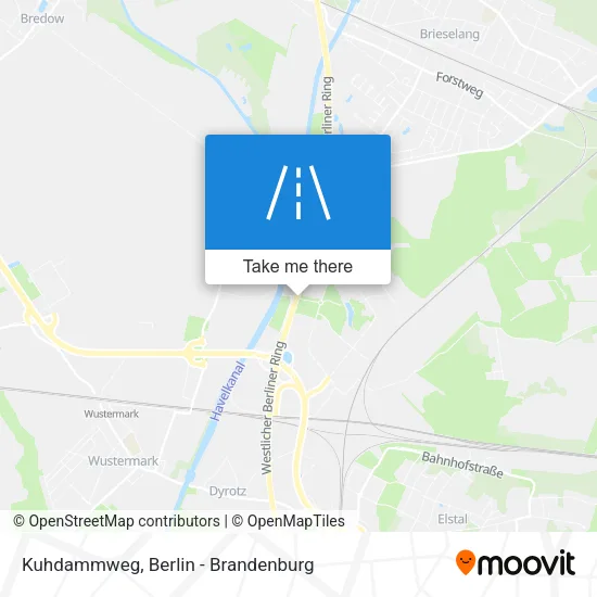 Карта Kuhdammweg