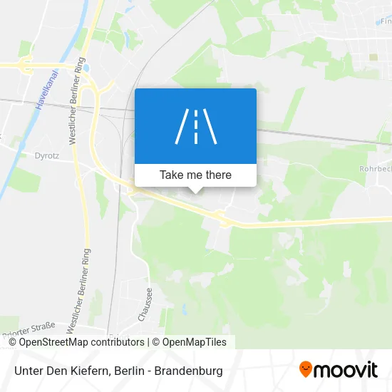Карта Unter Den Kiefern