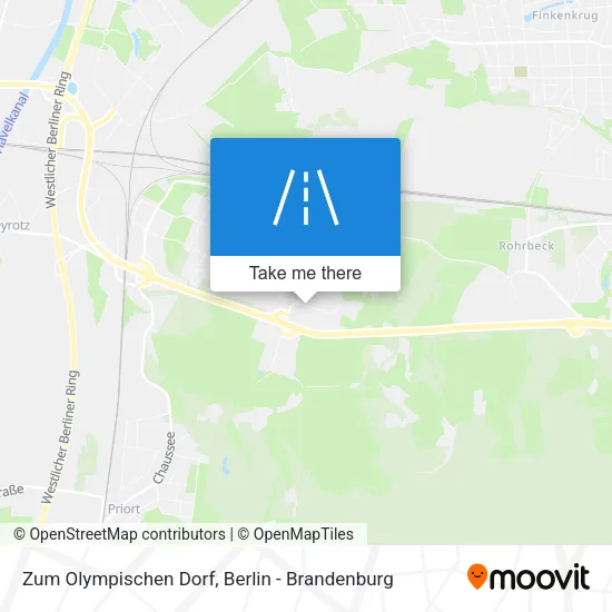 Карта Zum Olympischen Dorf