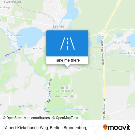 Карта Albert-Kiekebusch-Weg