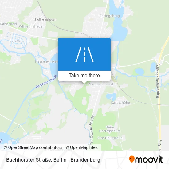 Карта Buchhorster Straße