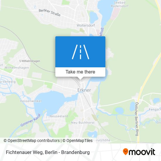 Fichtenauer Weg map
