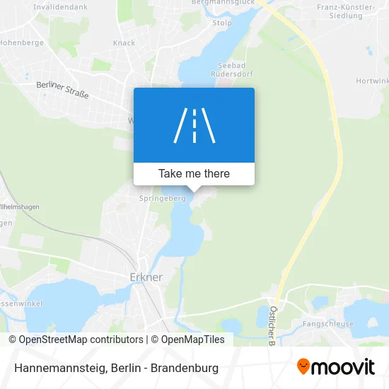 Карта Hannemannsteig