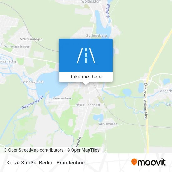 Карта Kurze Straße