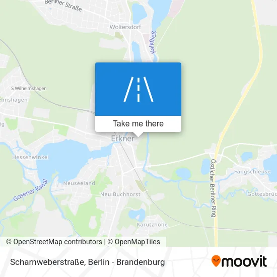Карта Scharnweberstraße