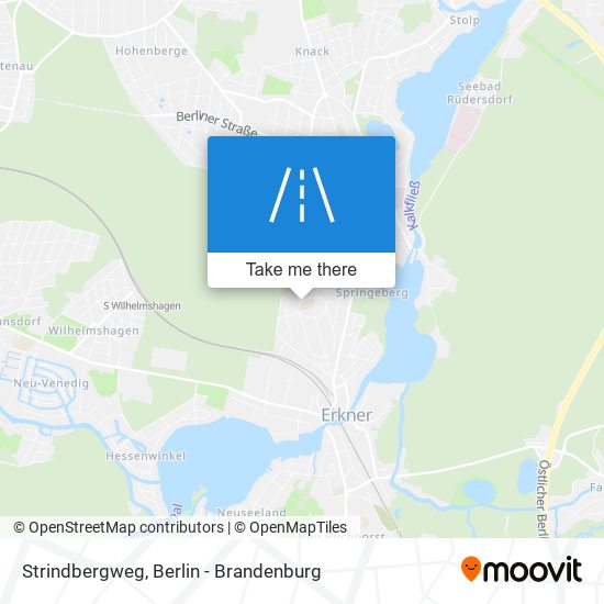 Strindbergweg map