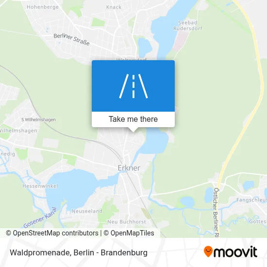 Waldpromenade map