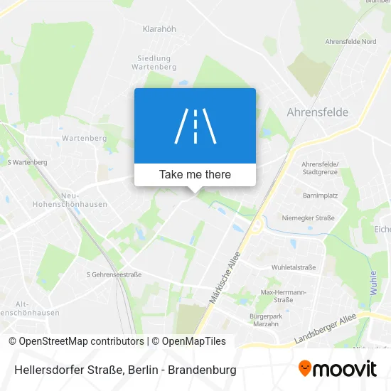 Карта Hellersdorfer Straße