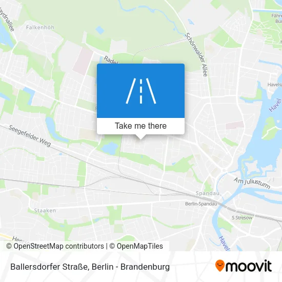 Карта Ballersdorfer Straße