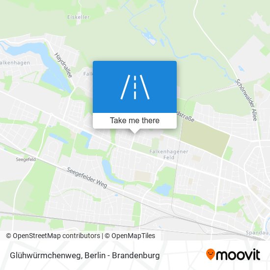 Glühwürmchenweg map
