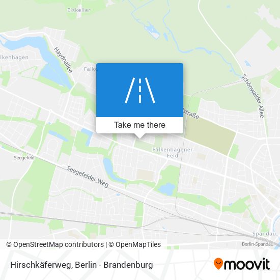 Hirschkäferweg map
