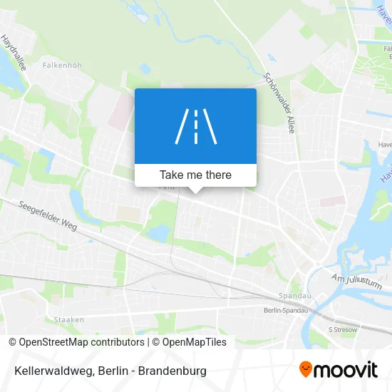 Карта Kellerwaldweg