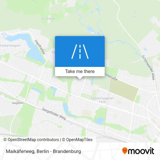 Карта Maikäferweg