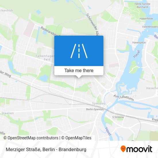 Карта Merziger Straße