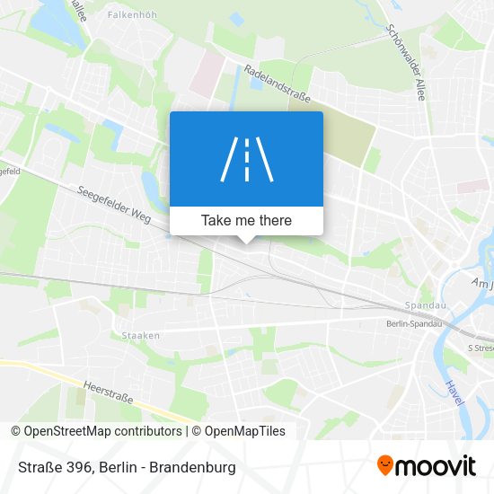 Straße 396 map
