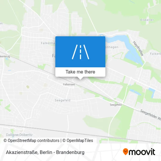 Карта Akazienstraße