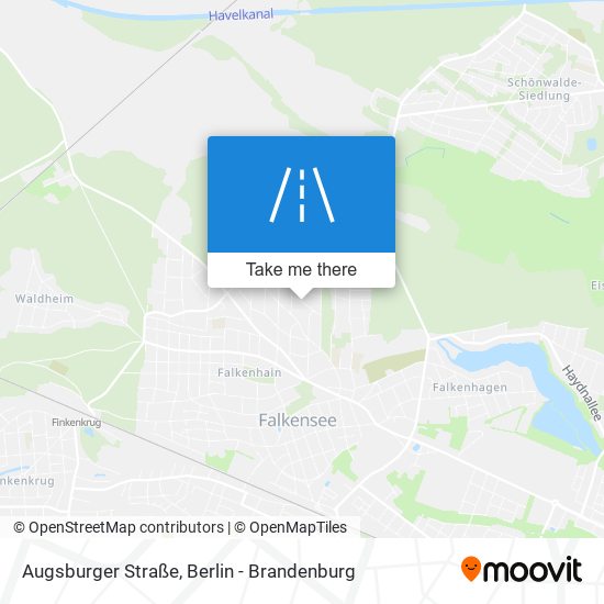 Augsburger Straße map