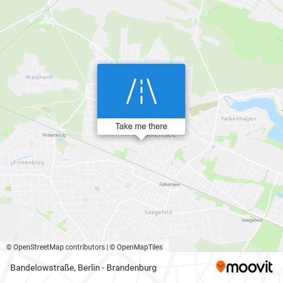 Карта Bandelowstraße