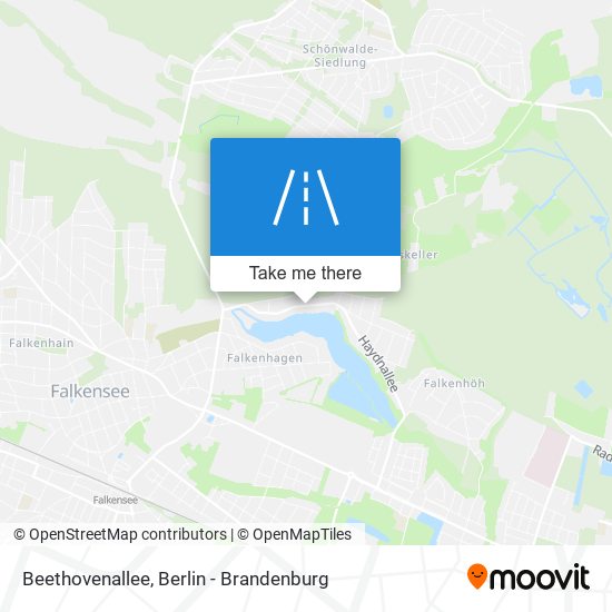 Beethovenallee map