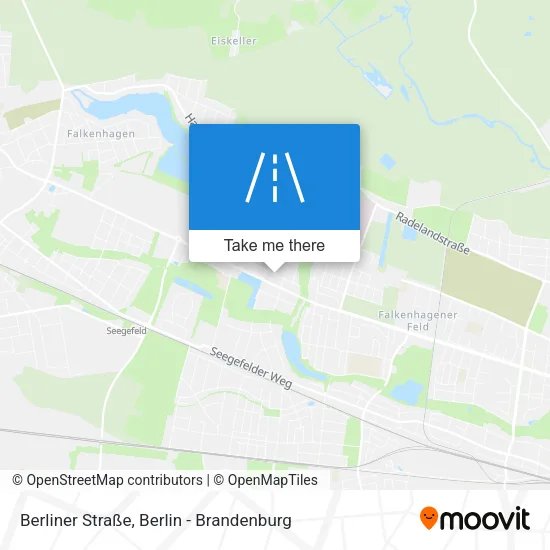 Карта Berliner Straße