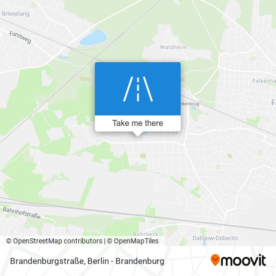 Карта Brandenburgstraße